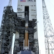 DELTA Rocket on the pad (to be launched a few days later with military satellite/equipment)